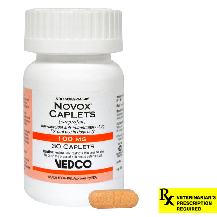 Rx Novox Caplets, 100 mg x 30 ct