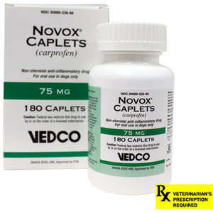 Rx Novox Caplets, 75 mg x 180 ct