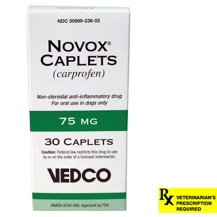 Rx Novox Caplets, 75 mg x 30 ct