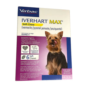 Rx Iverhart Max Soft Chew, 6-12 lb, 6 pack