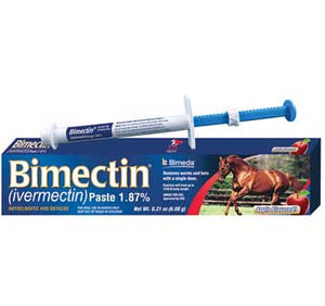 BIMECTIN® Ivermectin Paste,  1.87%, 6.08g, 1 Dose Tube, Each