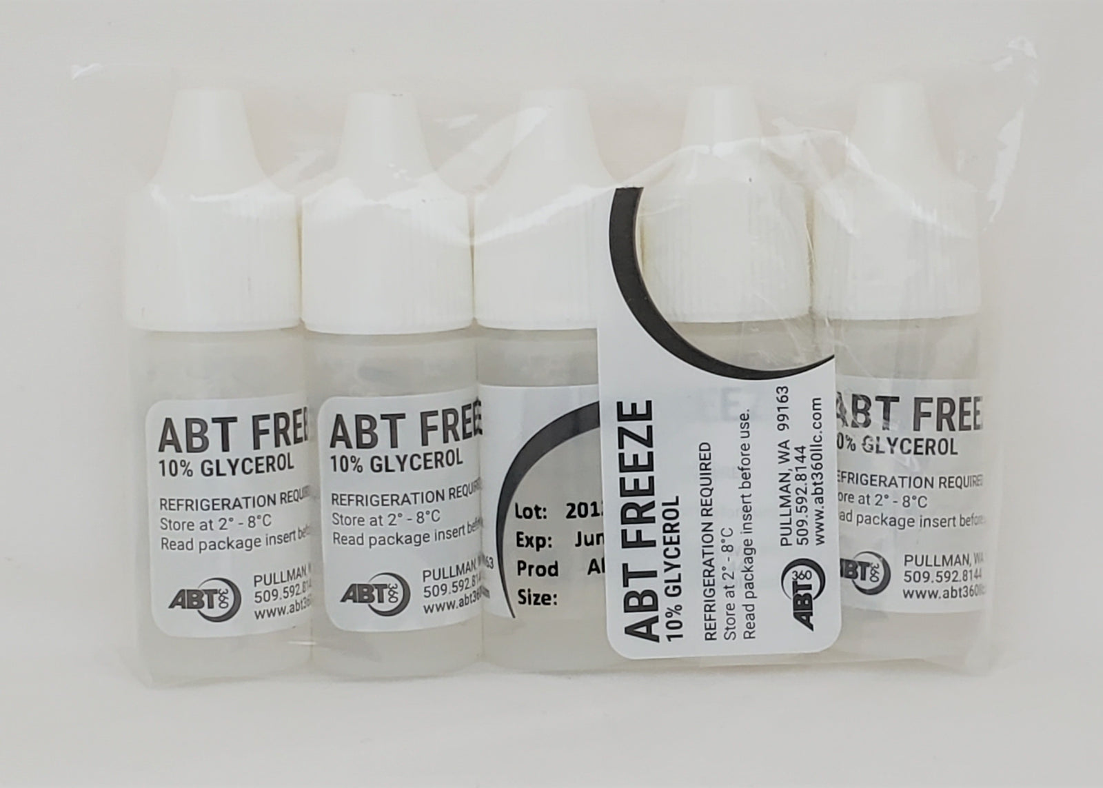 Freeze, 10% Gylcerol, 5x7ml Vials, Each