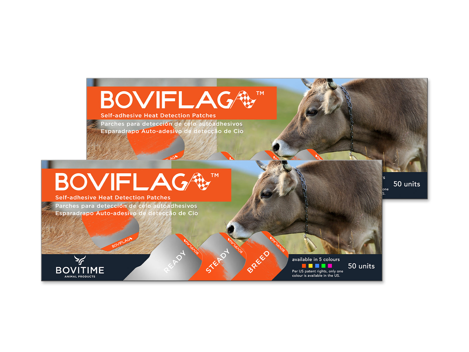 Boviflag™ Estrus Detector Patch, Red, 50/pk