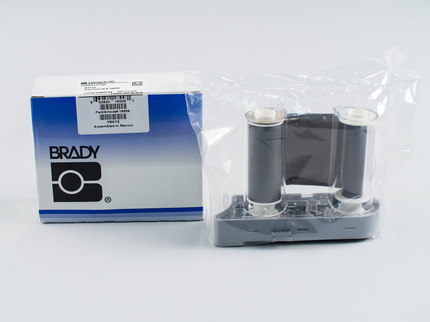 Ribbon, For Brady TLS2200, Nitrogen Stable, Black, Each – Agtech Inc
